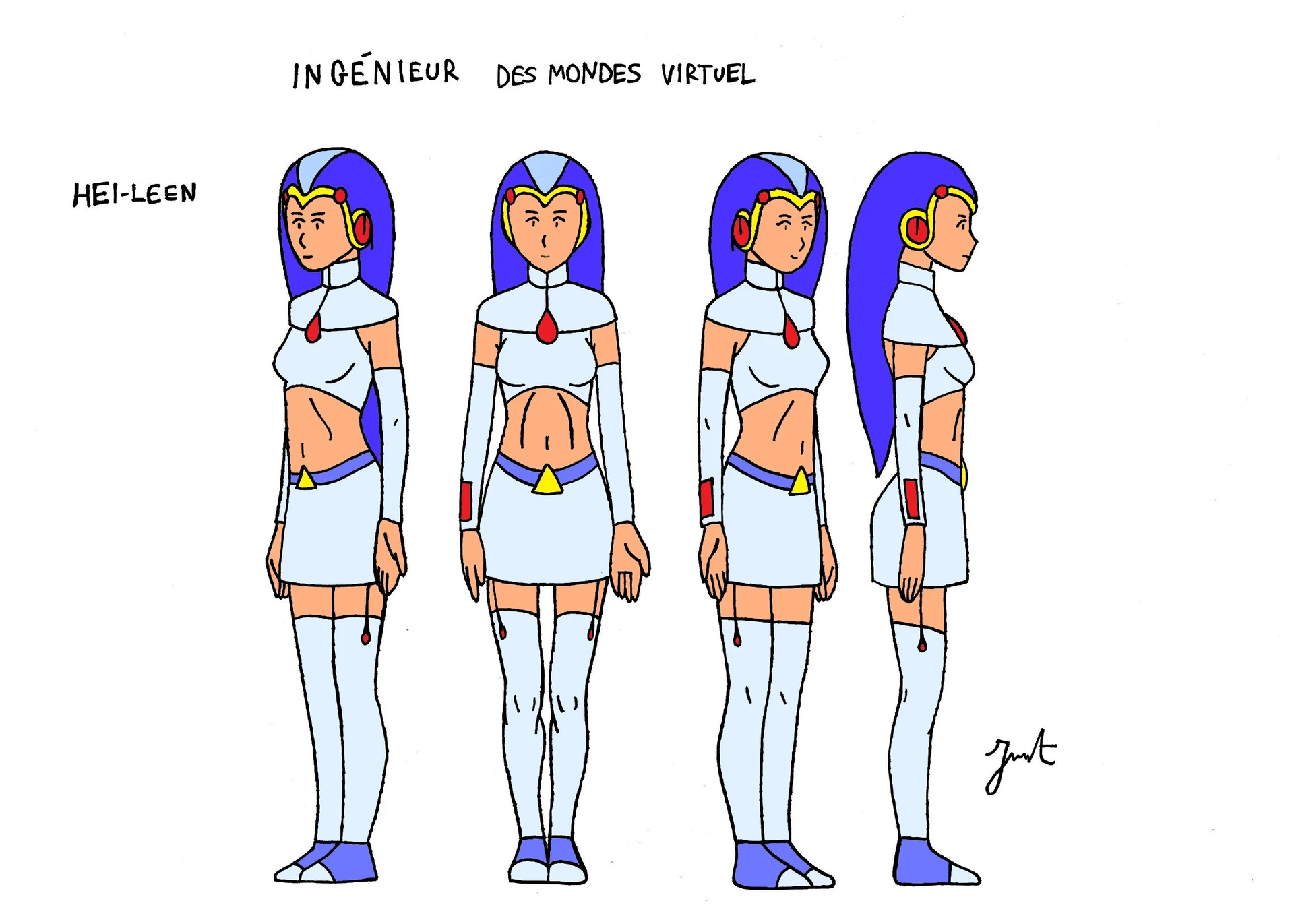Anti IA · Design des personnages 01