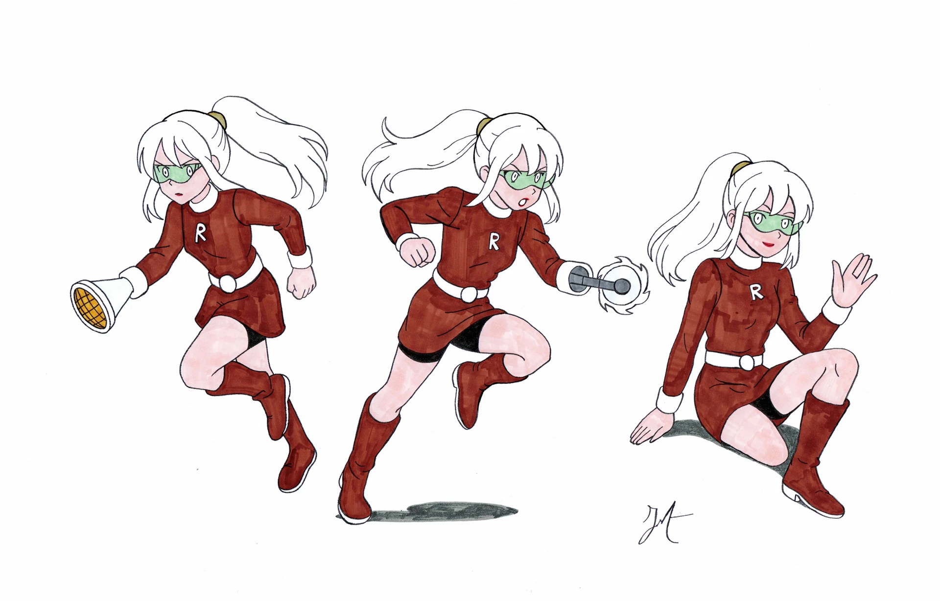 Anti IA · Personnages en action 02
