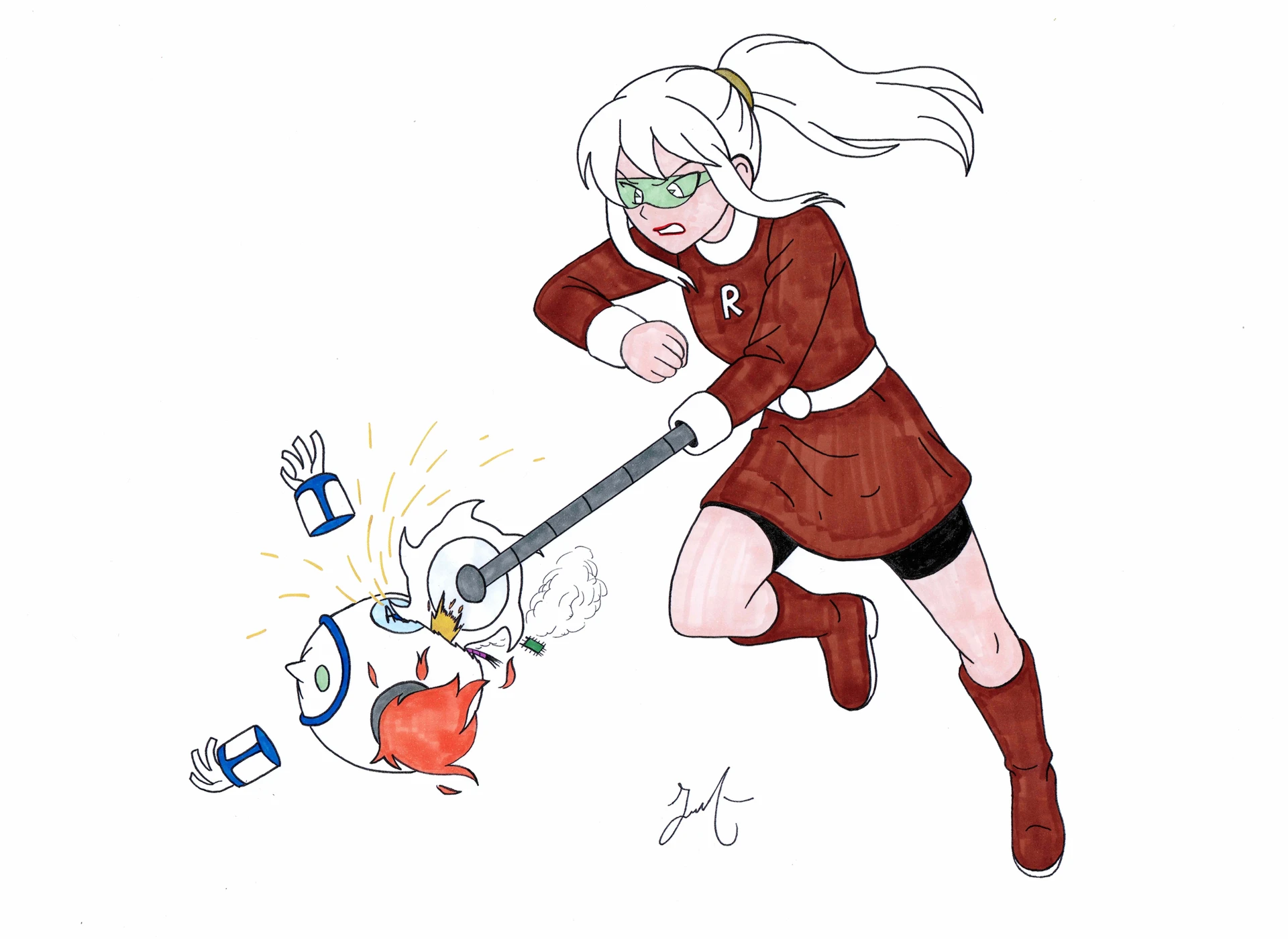 Anti IA · Personnages en action 03