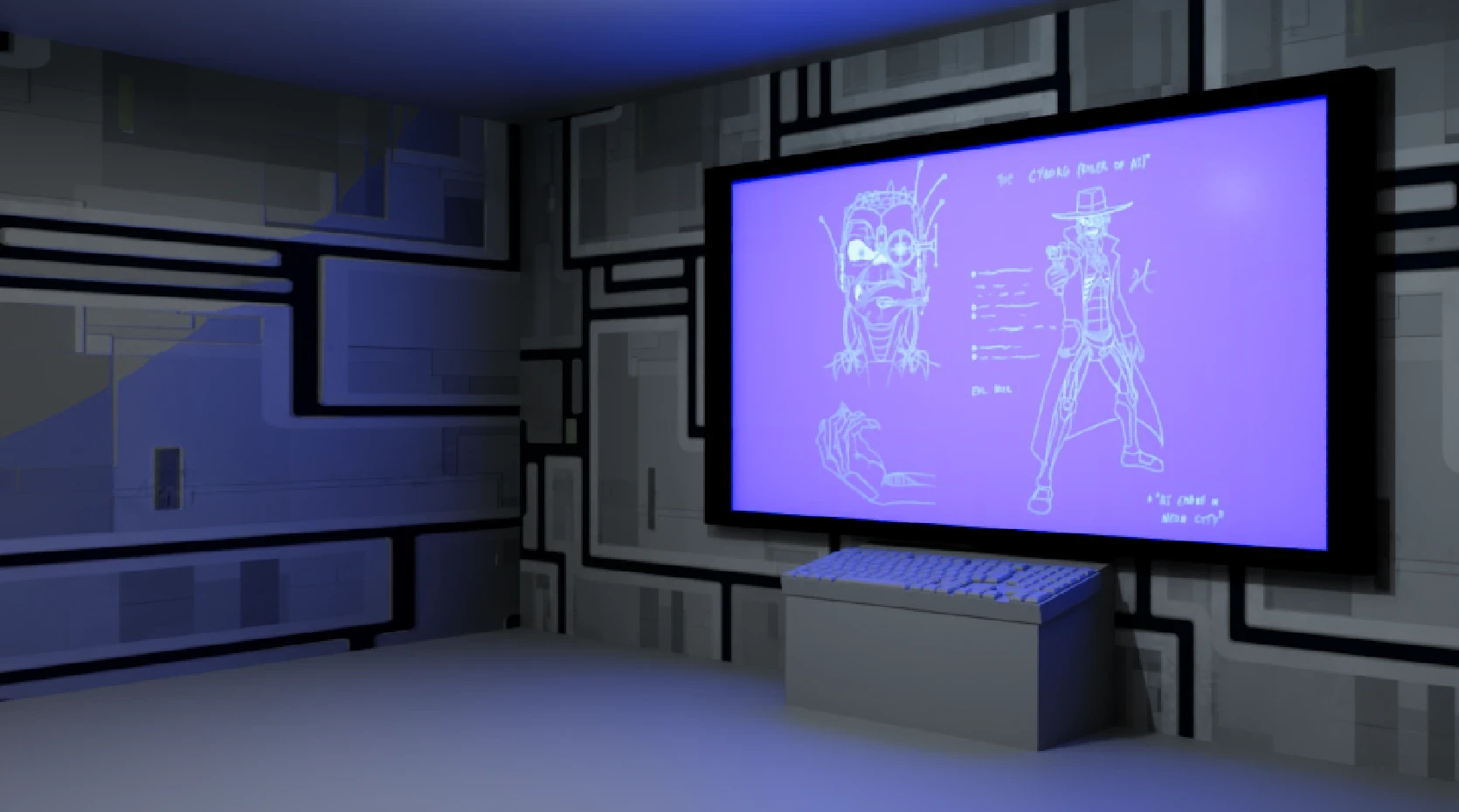Anti IA · Mise en place 3D 07