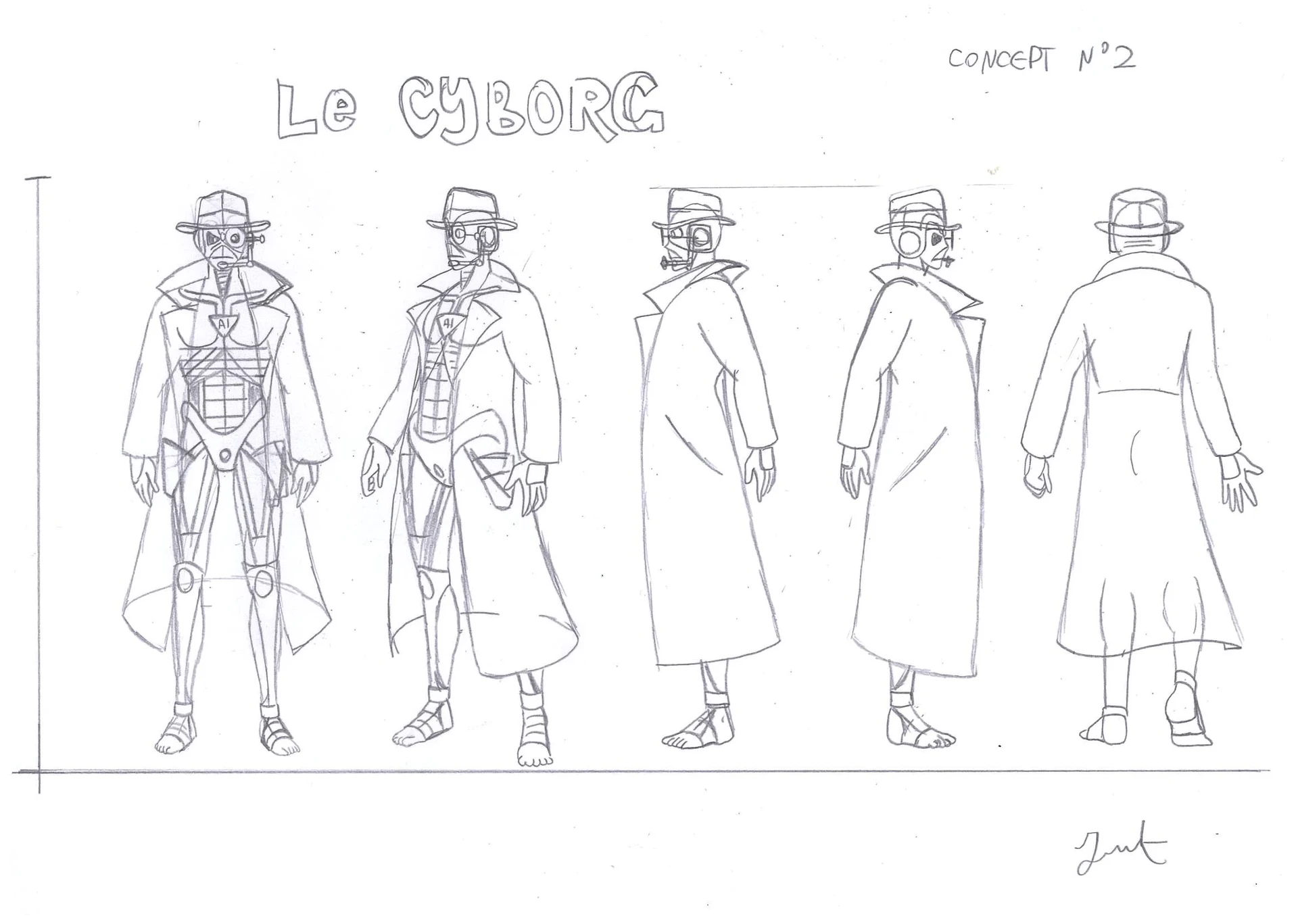 Anti IA · Dessins préparatoires à la main 02