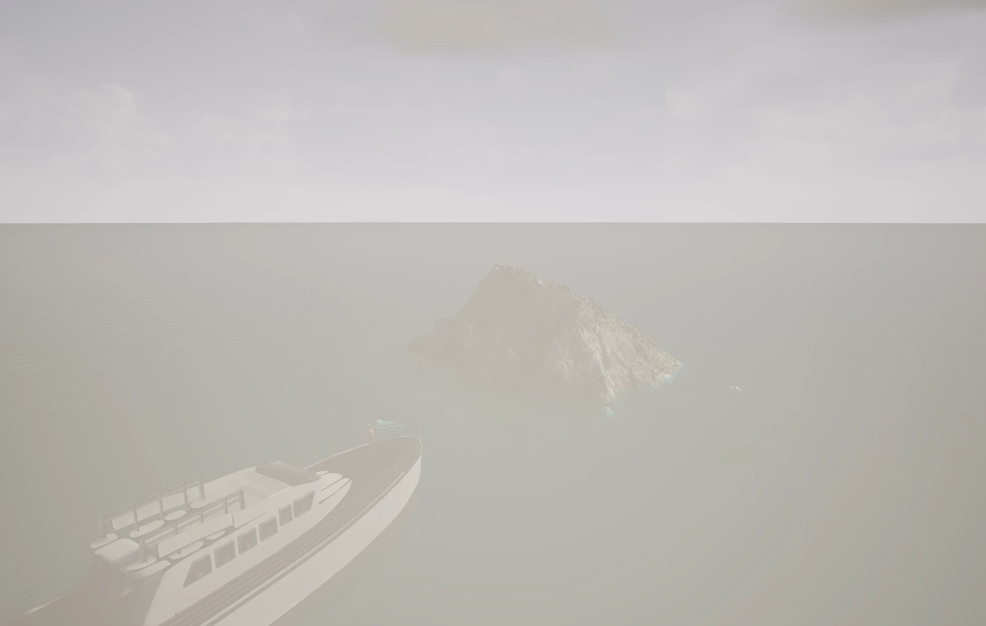 Île Déserte (Unreal) · Le travail de conception 01