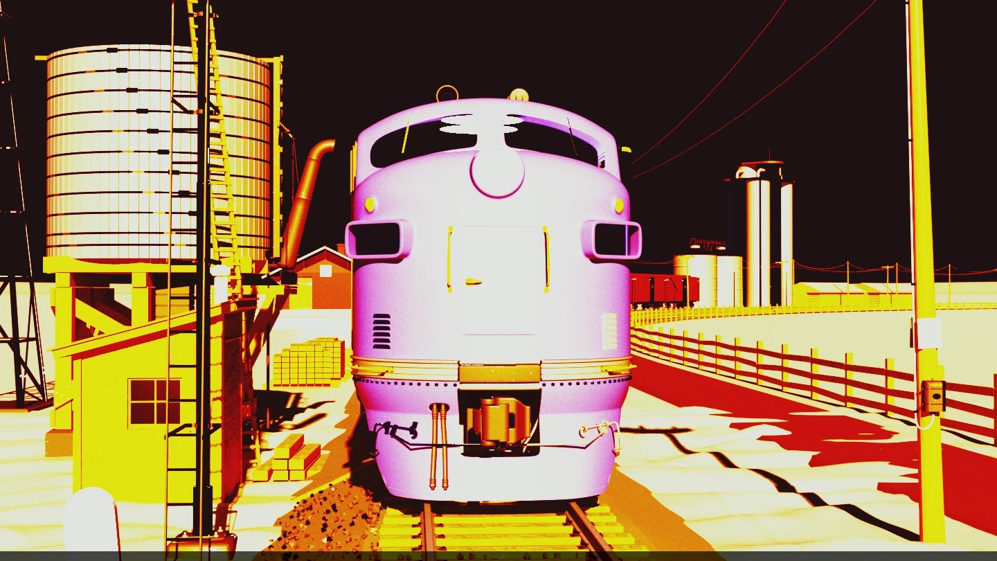 Locomotive de nuit · Le travail de conception 04