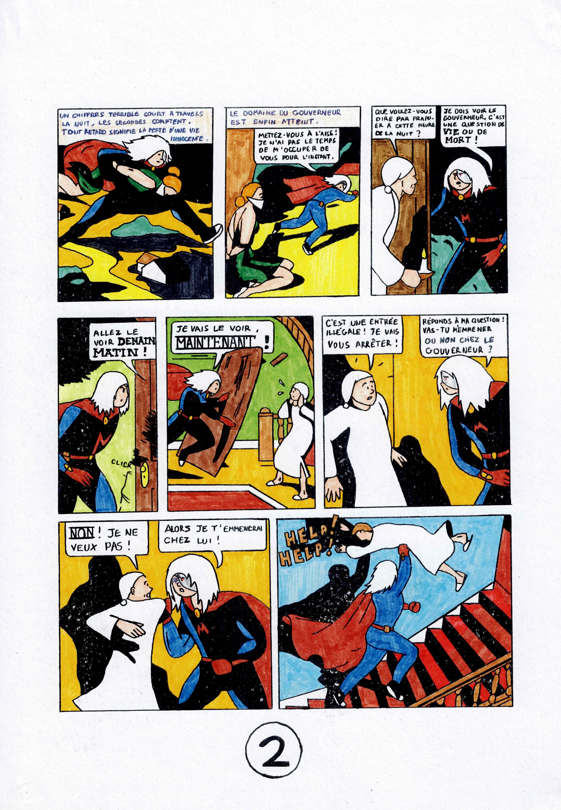 Merlinx, le protecteur Acacien · Planches de bande dessinée 02