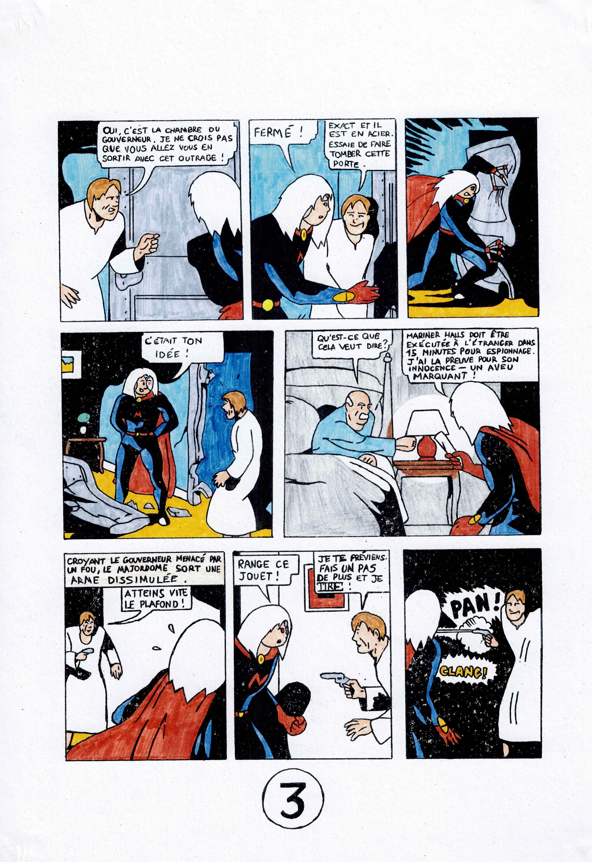 Merlinx, le protecteur Acacien · Planches de bande dessinée 03