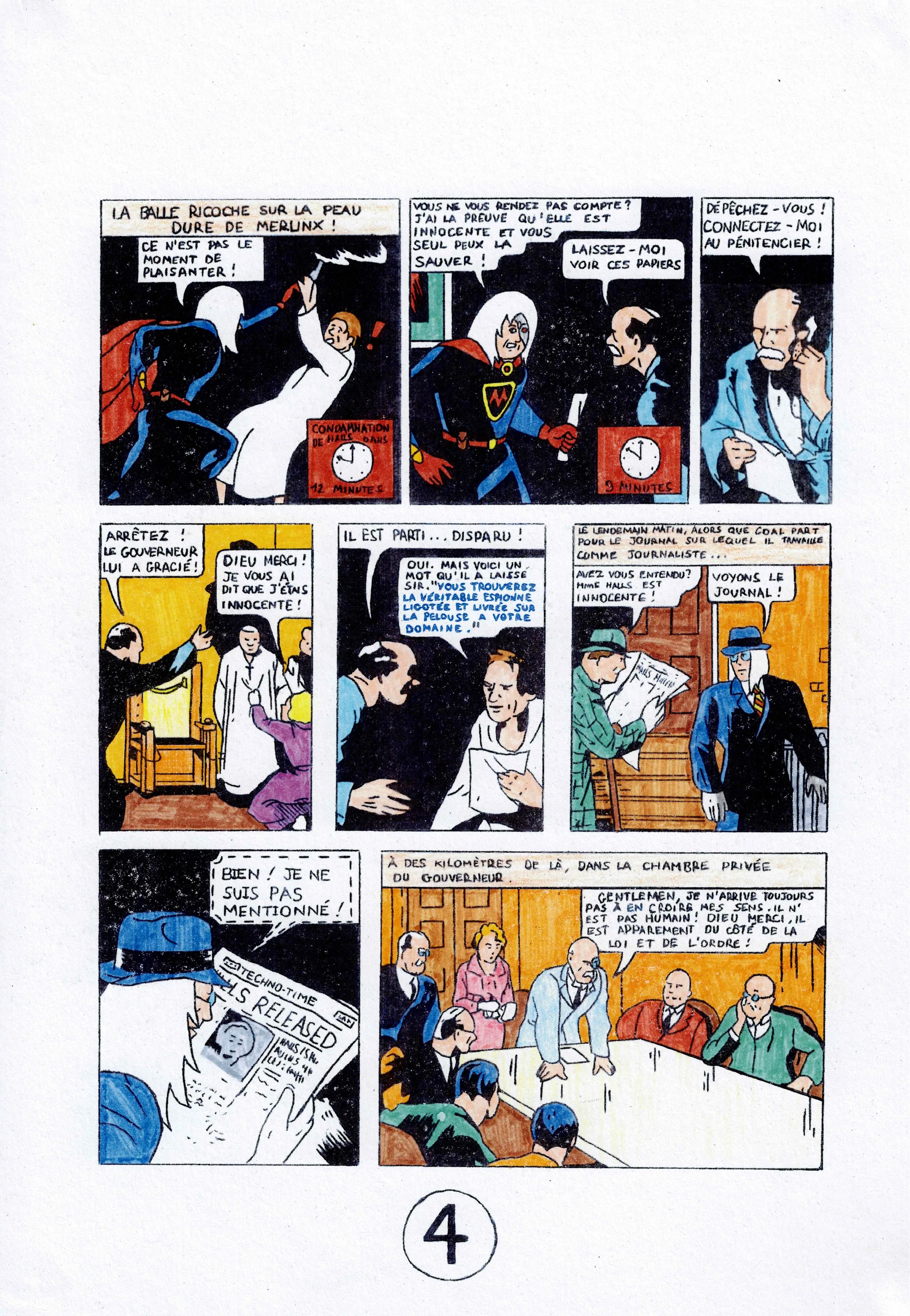 Merlinx, le protecteur Acacien · Planches de bande dessinée 04