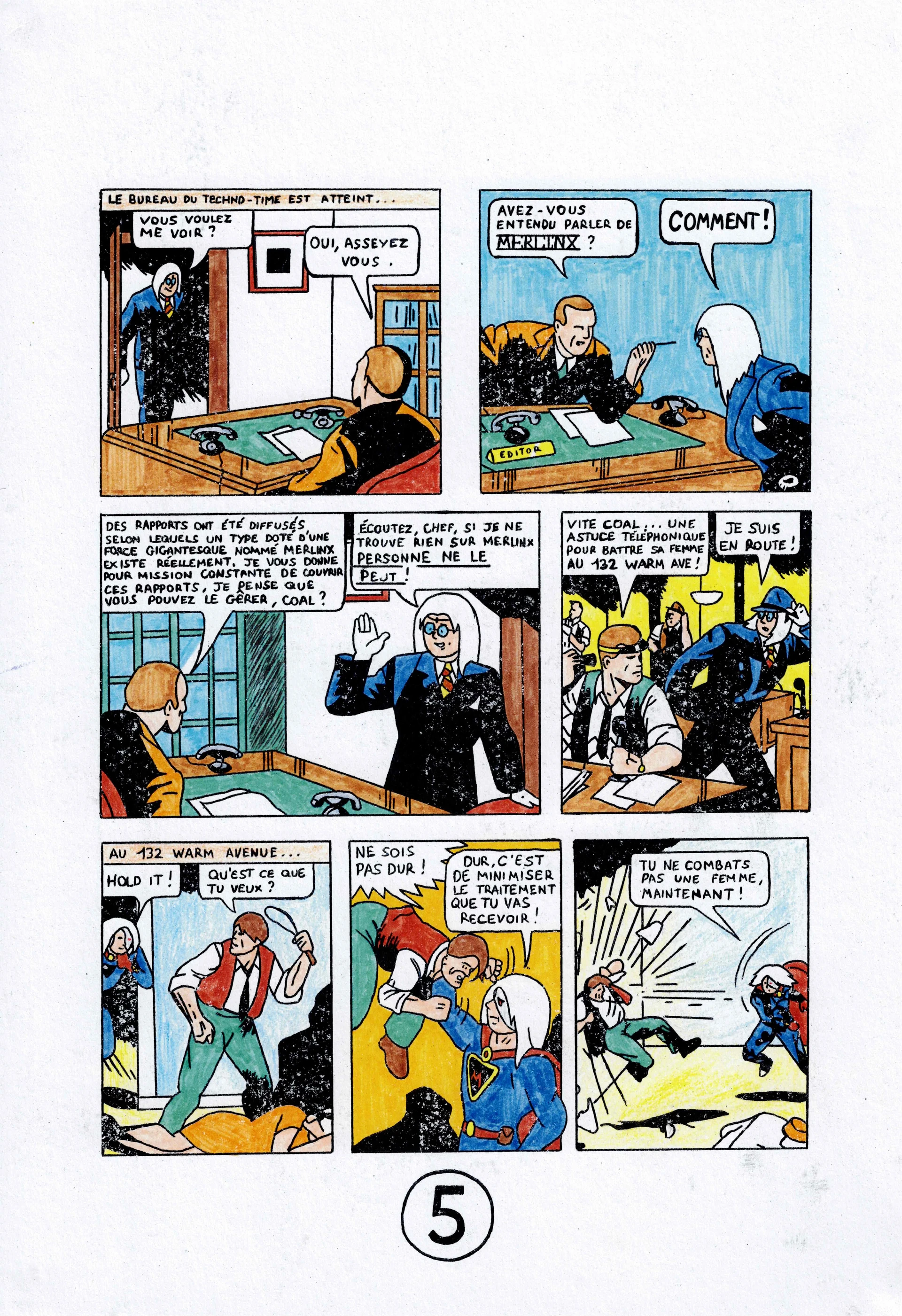 Merlinx, le protecteur Acacien · Planches de bande dessinée 05