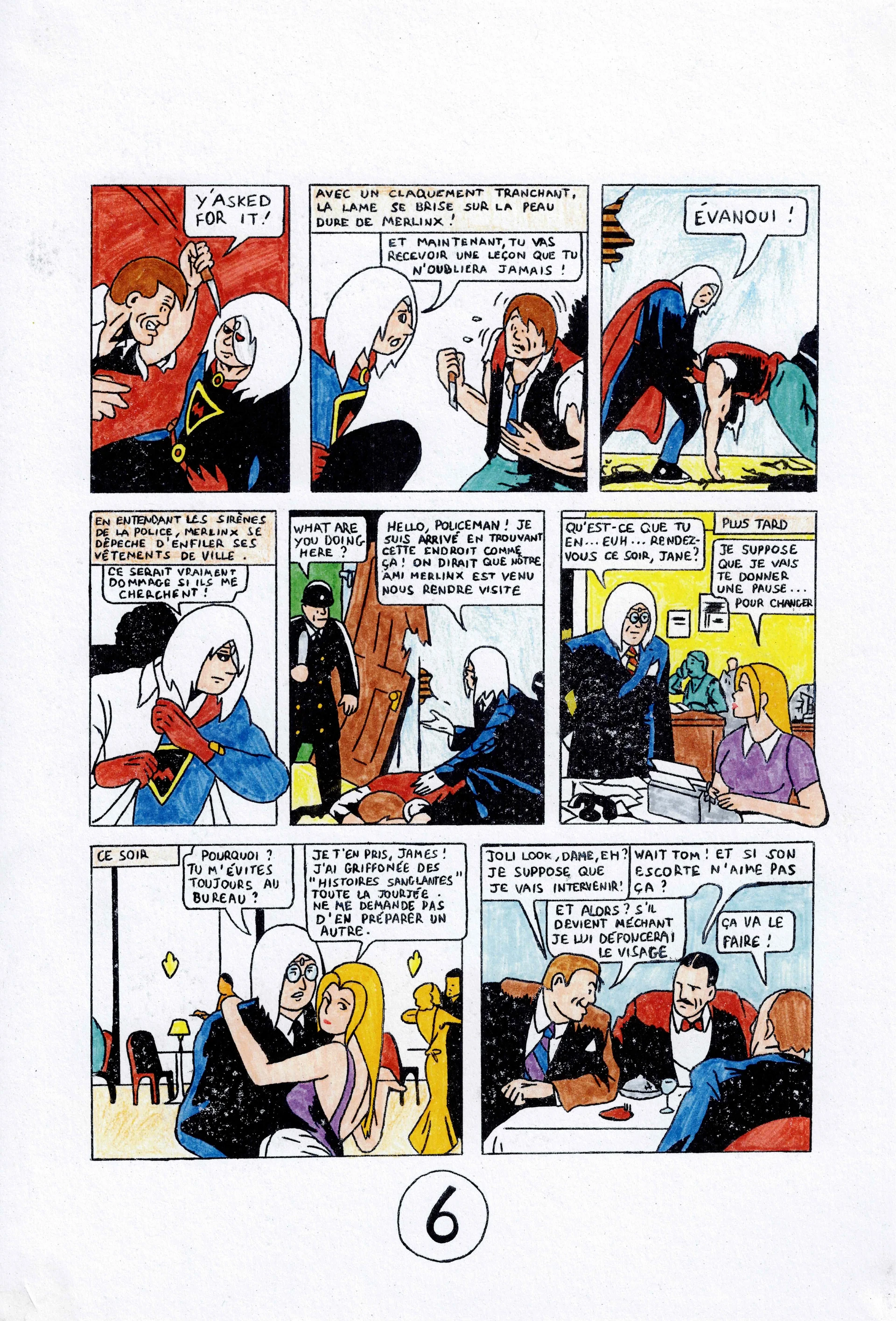 Merlinx, le protecteur Acacien · Planches de bande dessinée 06