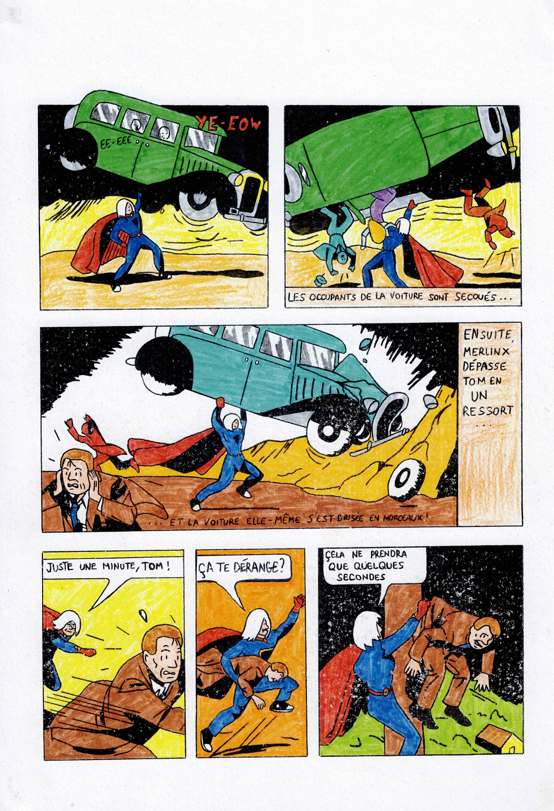 Merlinx, le protecteur Acacien · Planches de bande dessinée 09