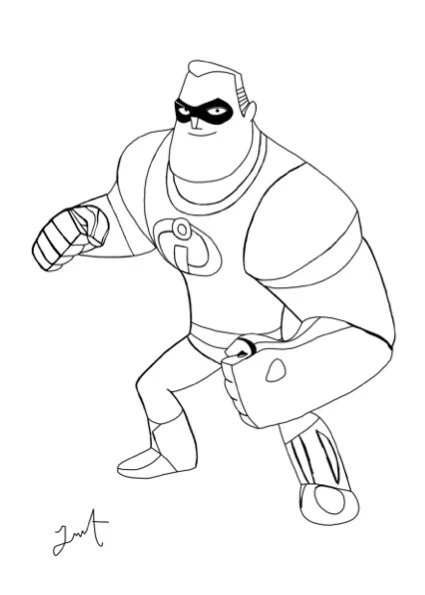 Mr Incredible · Recherches et concept 03