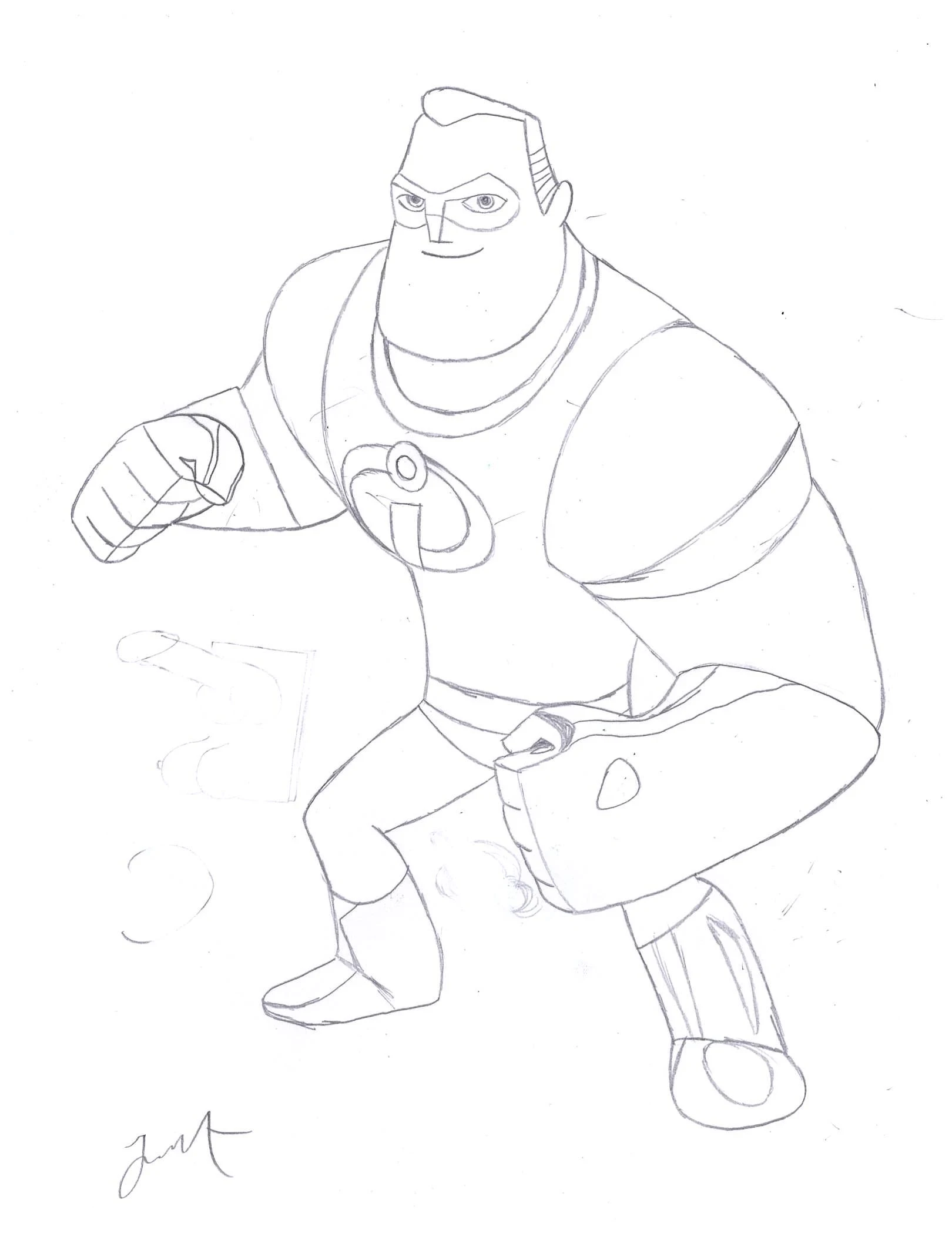 Mr Incredible · Recherches et concept 01