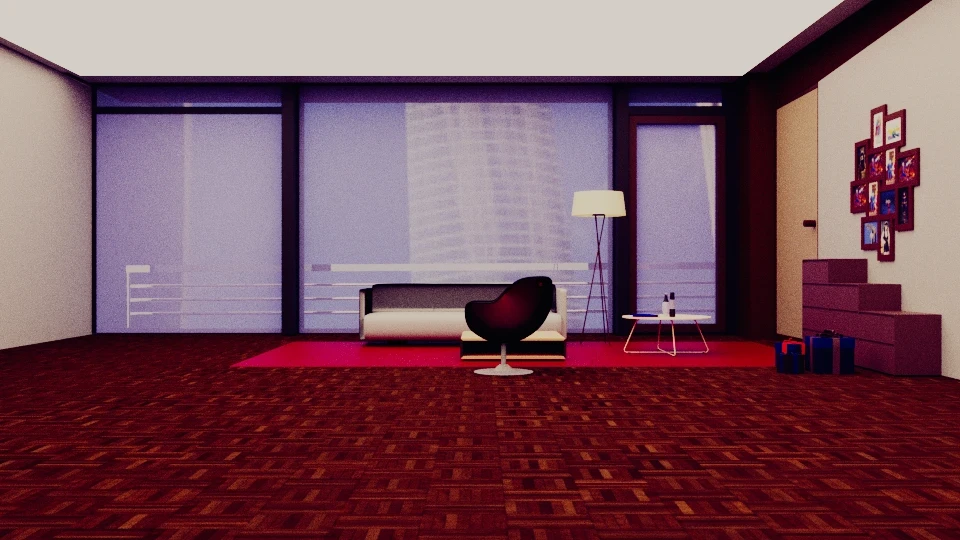 Salon (Maya) · Le travail de conception 06