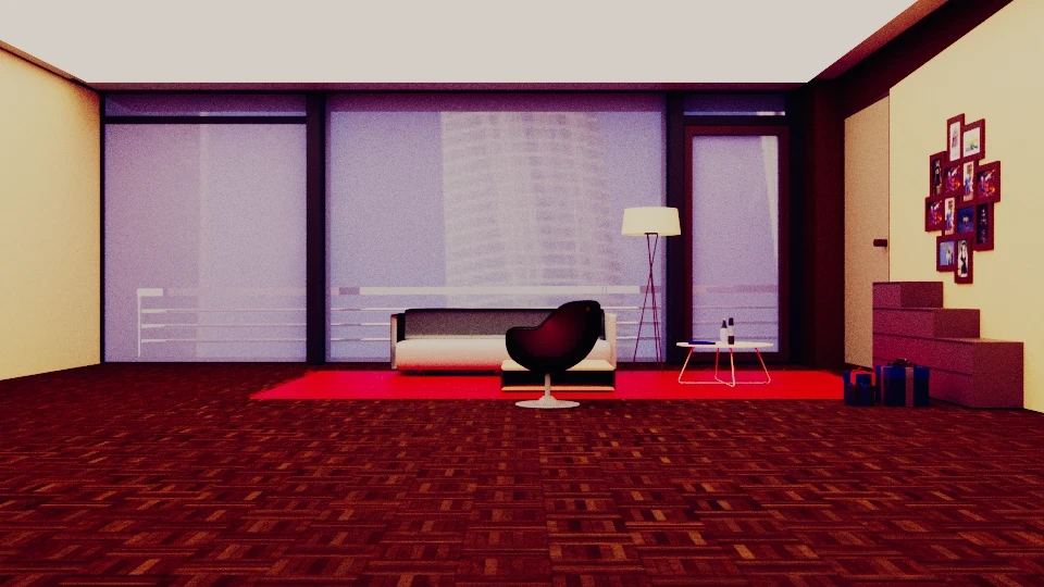 Salon (Maya) · Le travail de conception 08