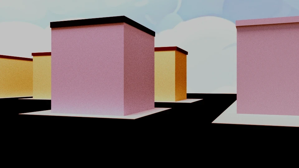 Ville (Maya) · Première version du décor 01